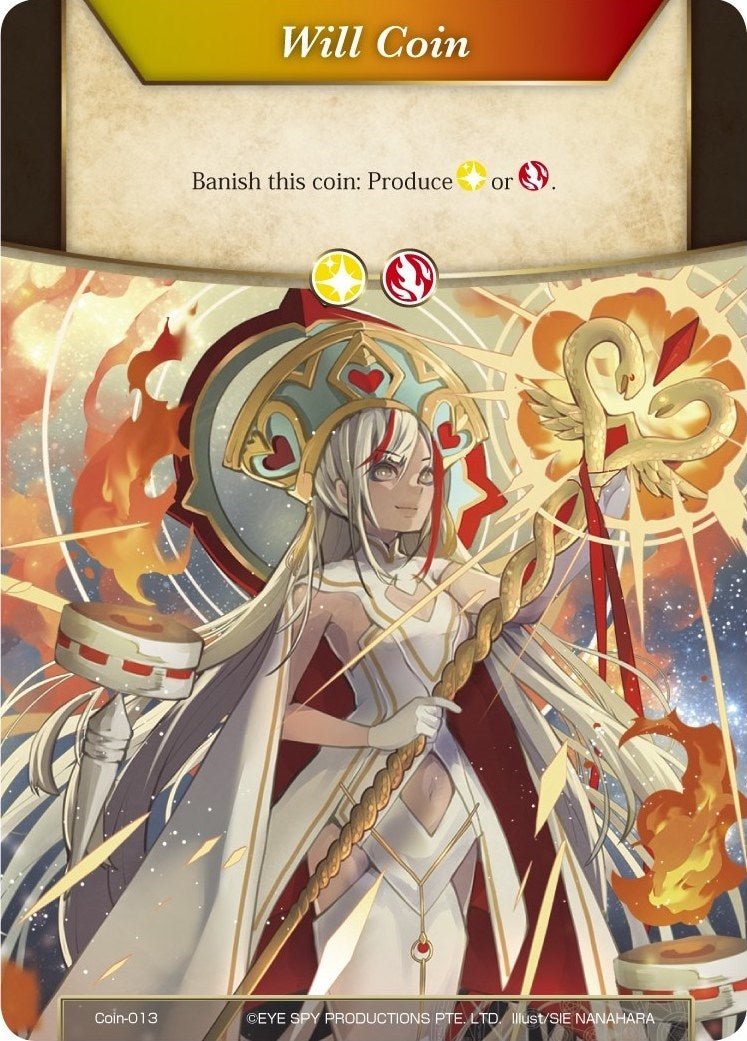 Will Coin - Coin-013 - Lenneth (0) [AO1] - Force of Will Single