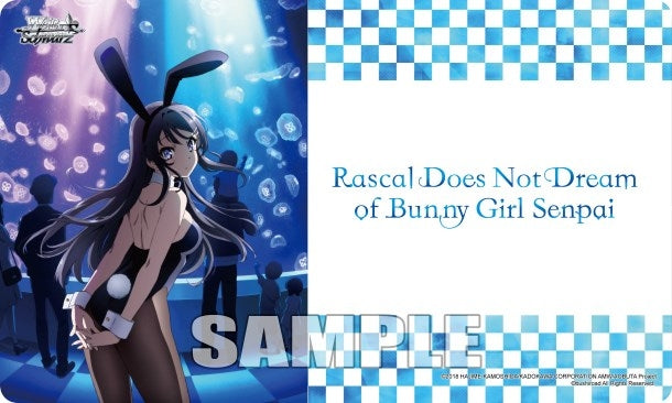 Weiss Schwarz Preorder Playmat - Rascal Does Not Dream of Bunny Girl Senpai - Playmats Sealed