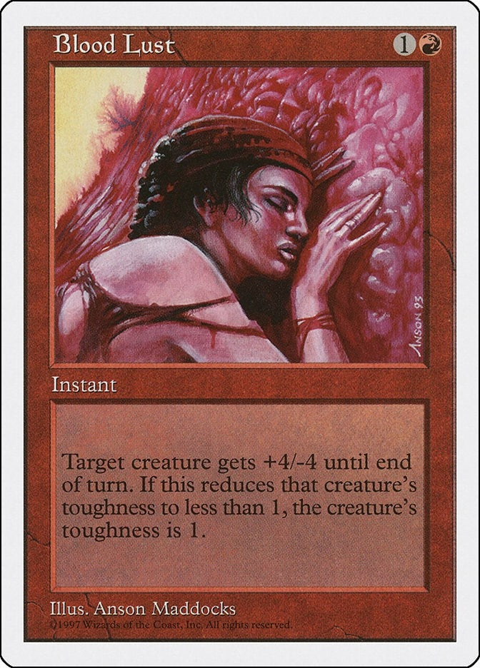 Blood Lust [5ED] - MTG Single