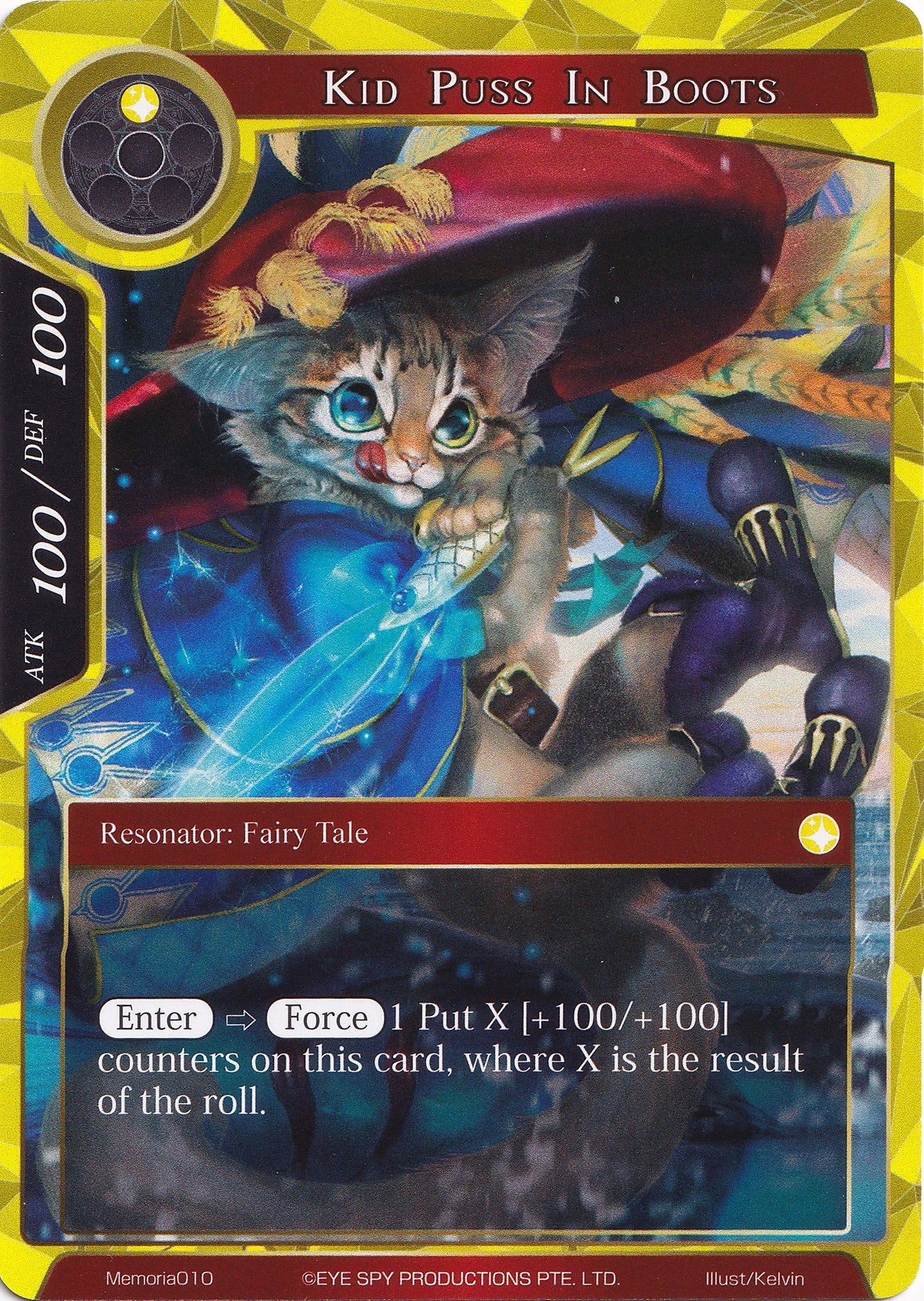 Kid Puss in Boots (10) [AO1M] - Force of Will Single