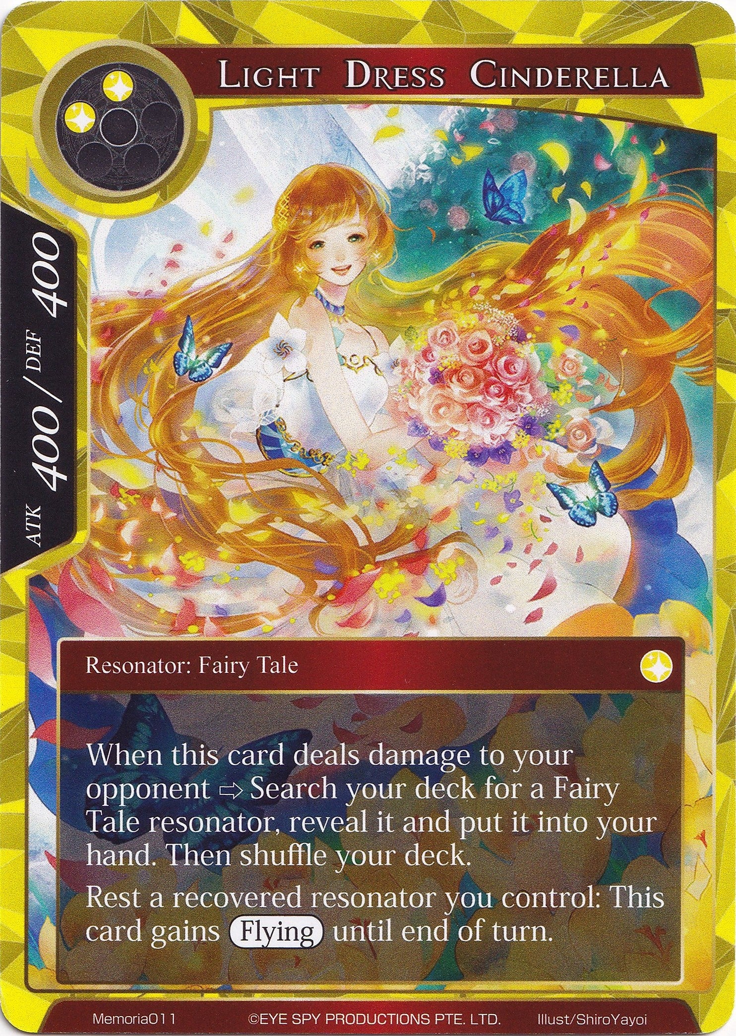 Light Dress Cinderella (11) [AO1M] - Force of Will Single