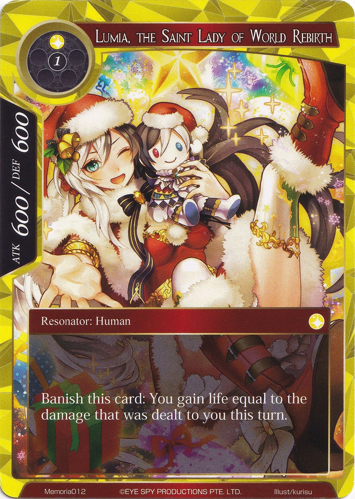 Lumia the Saint Lady of World Rebirth (12) [AO1M] - Force of Will Single
