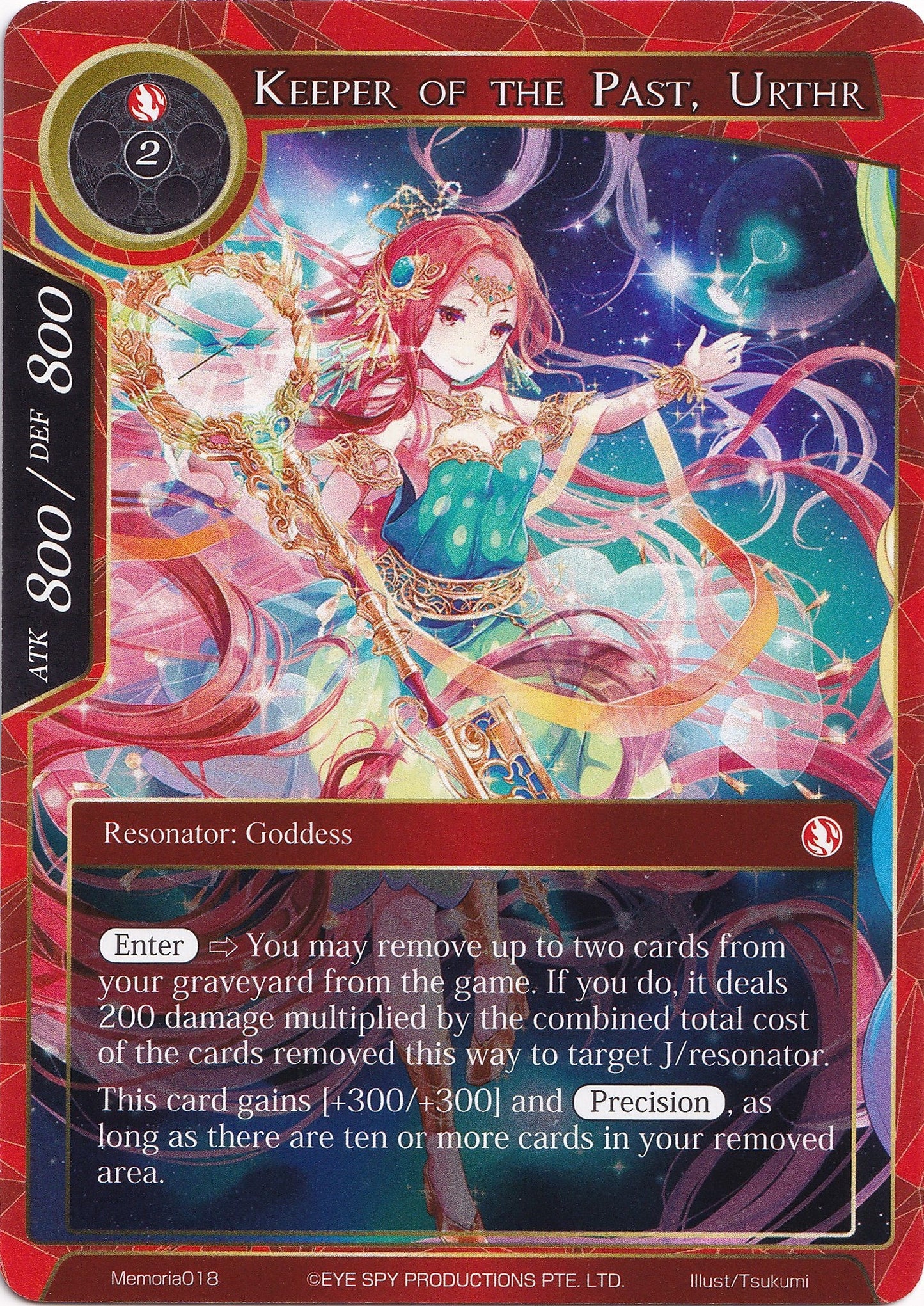 Keeper of the Past Urthr (18) [AO1M] - Force of Will Single