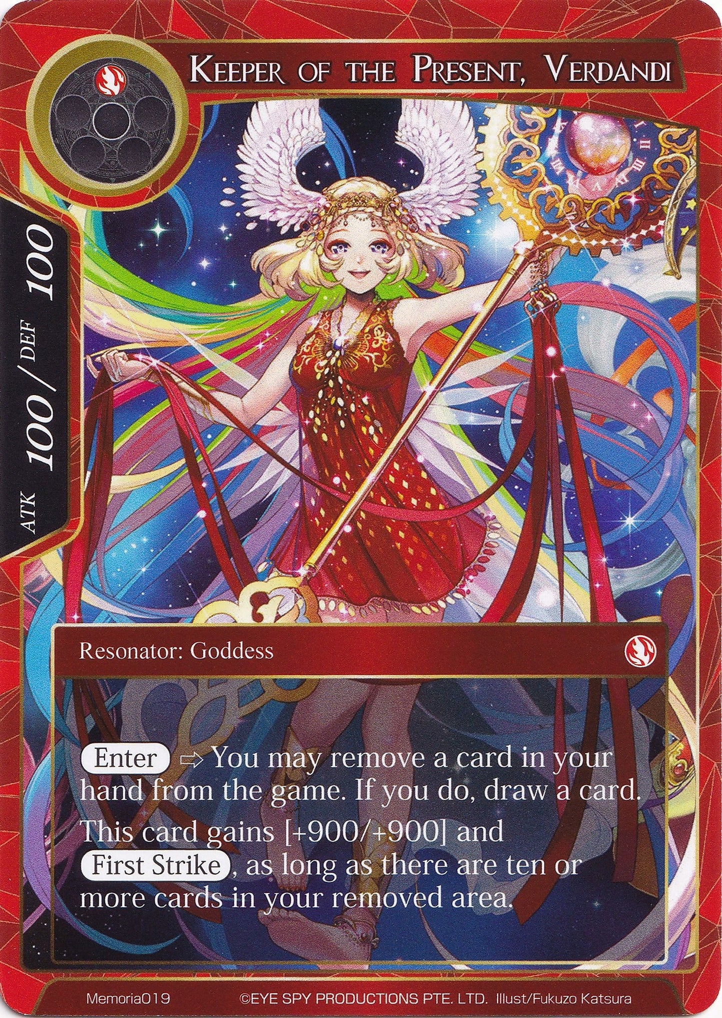 Keeper of the Present Verdandi (19) [AO1M] - Force of Will Single