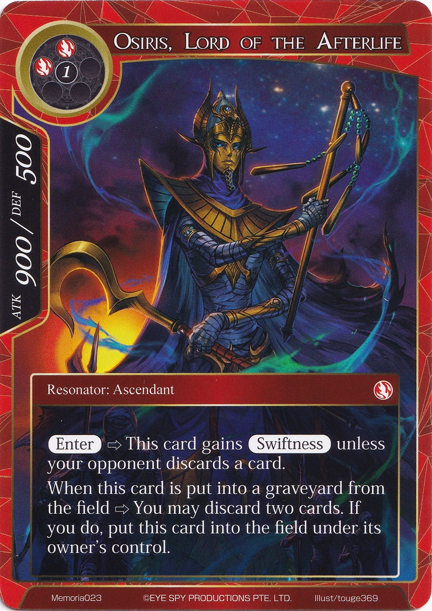 Osiris Lord of the Afterlife (23) [AO1M] - Force of Will Single