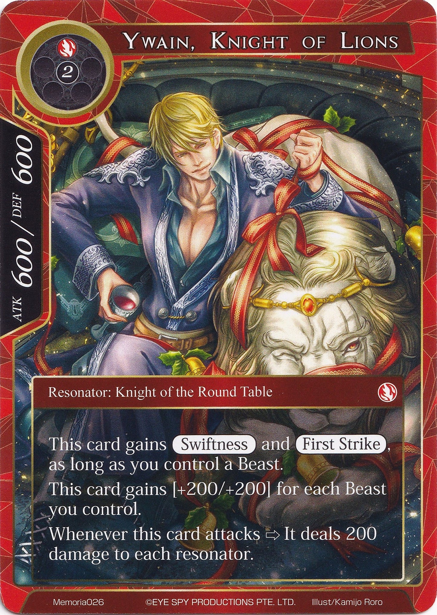 Ywain Knight of Lions (26) [AO1M] - Force of Will Single