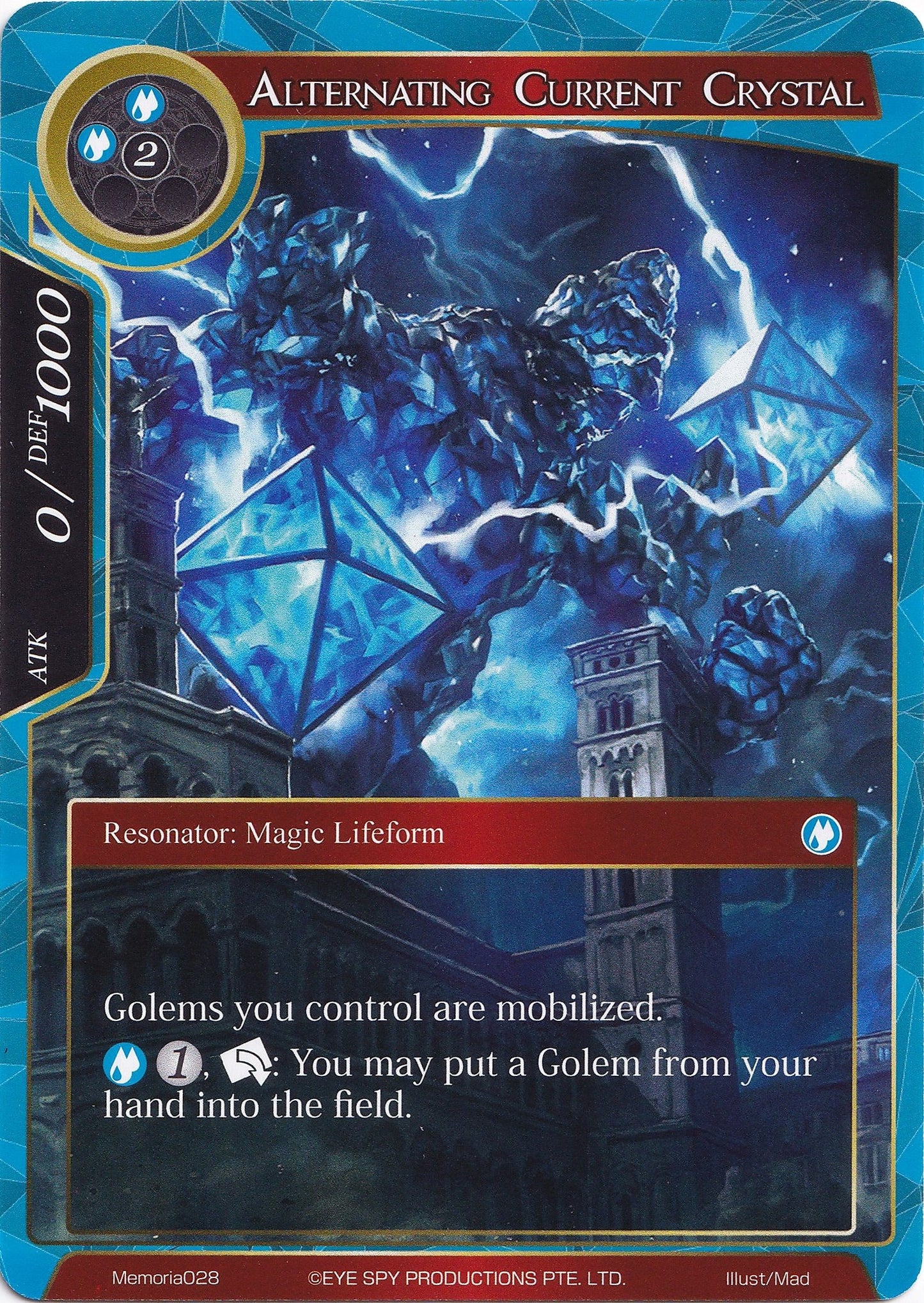 Alternating Current Crystal (28) [AO1M] - Force of Will Single