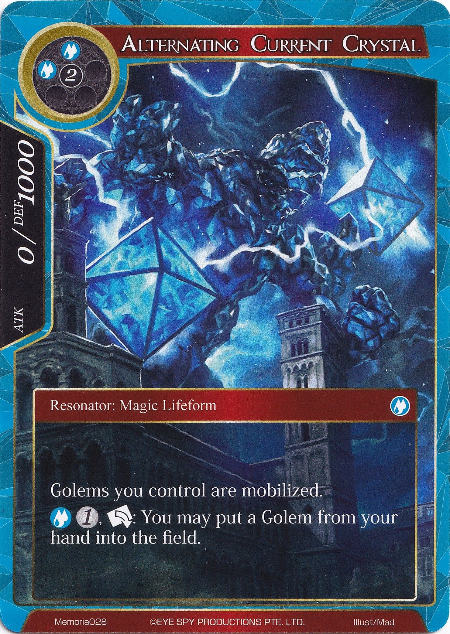 Alternating Current Crystal (28) [AO1M] - Force of Will Single