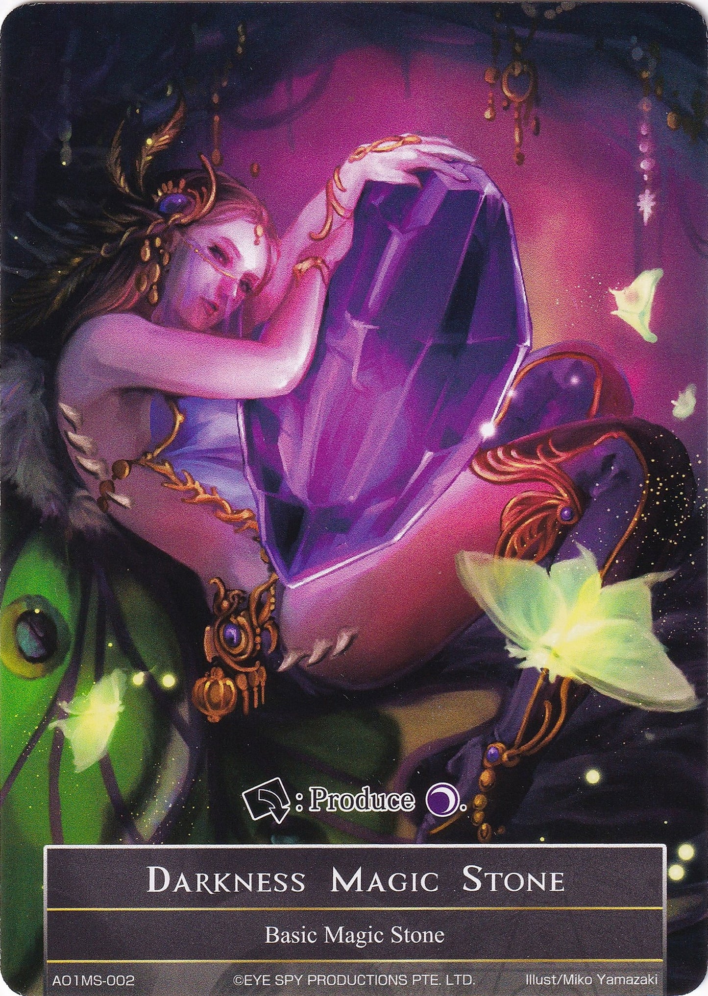 Darkness Magic Stone - AO1MS-002 (1002) [AO1] - Force of Will Single