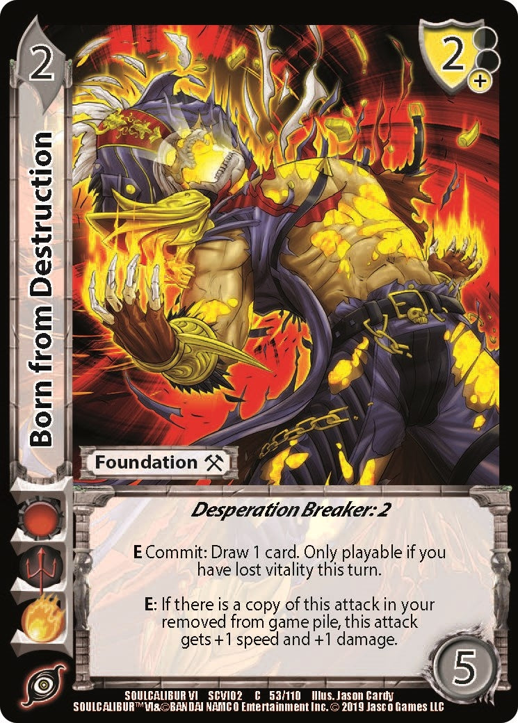Born From Destruction (53) [SCVI2] - UniVersus Single