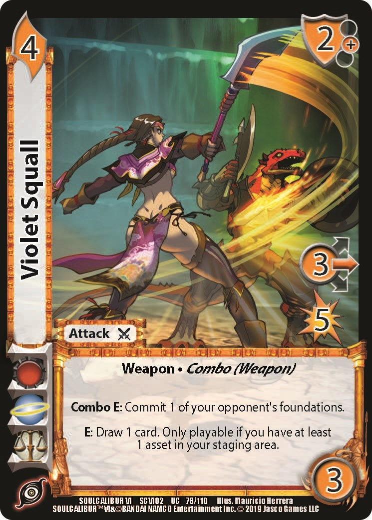 Violet Squall (78) [SCVI2] - UniVersus Single
