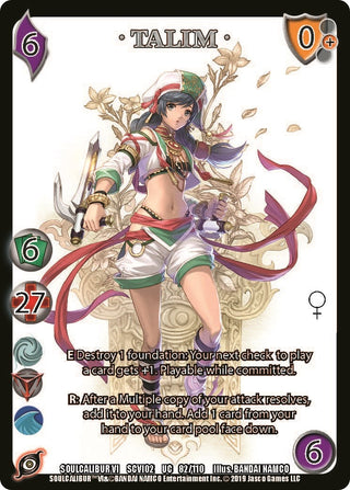 Talim (82) [SCVI2] - UniVersus Single