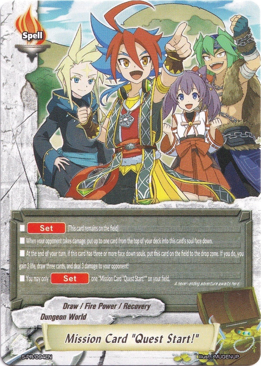 Mission Card ’Quest Start!’ (94) [S-PR] - Future Card BuddyFight Single