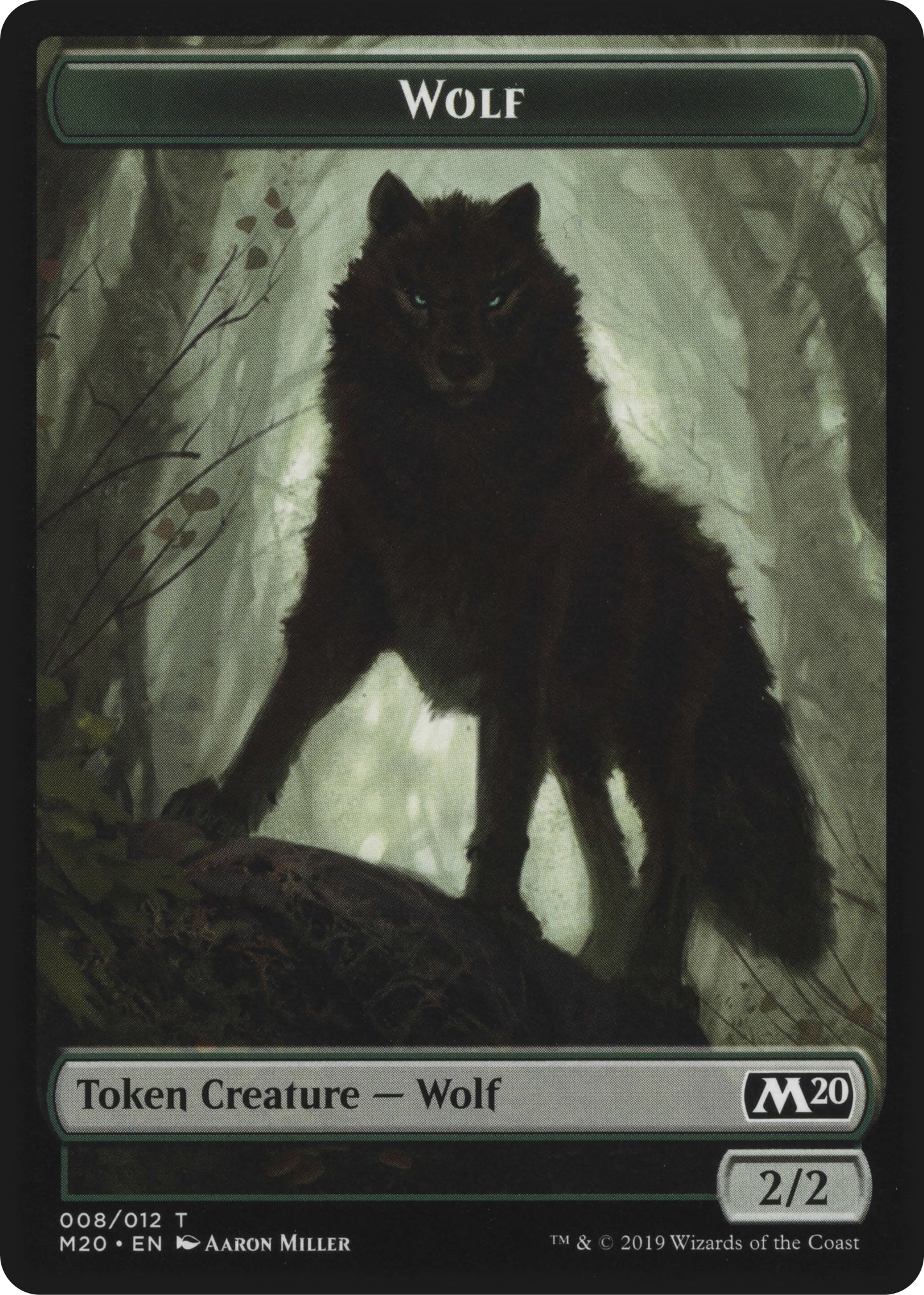 Zombie // Wolf Double-Sided Token (0) [GN2] - MTG Single