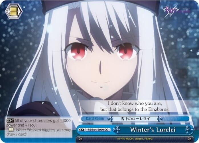 Winter’s Lorelei (64099) [FS/S64] - Weiss Schwarz Single