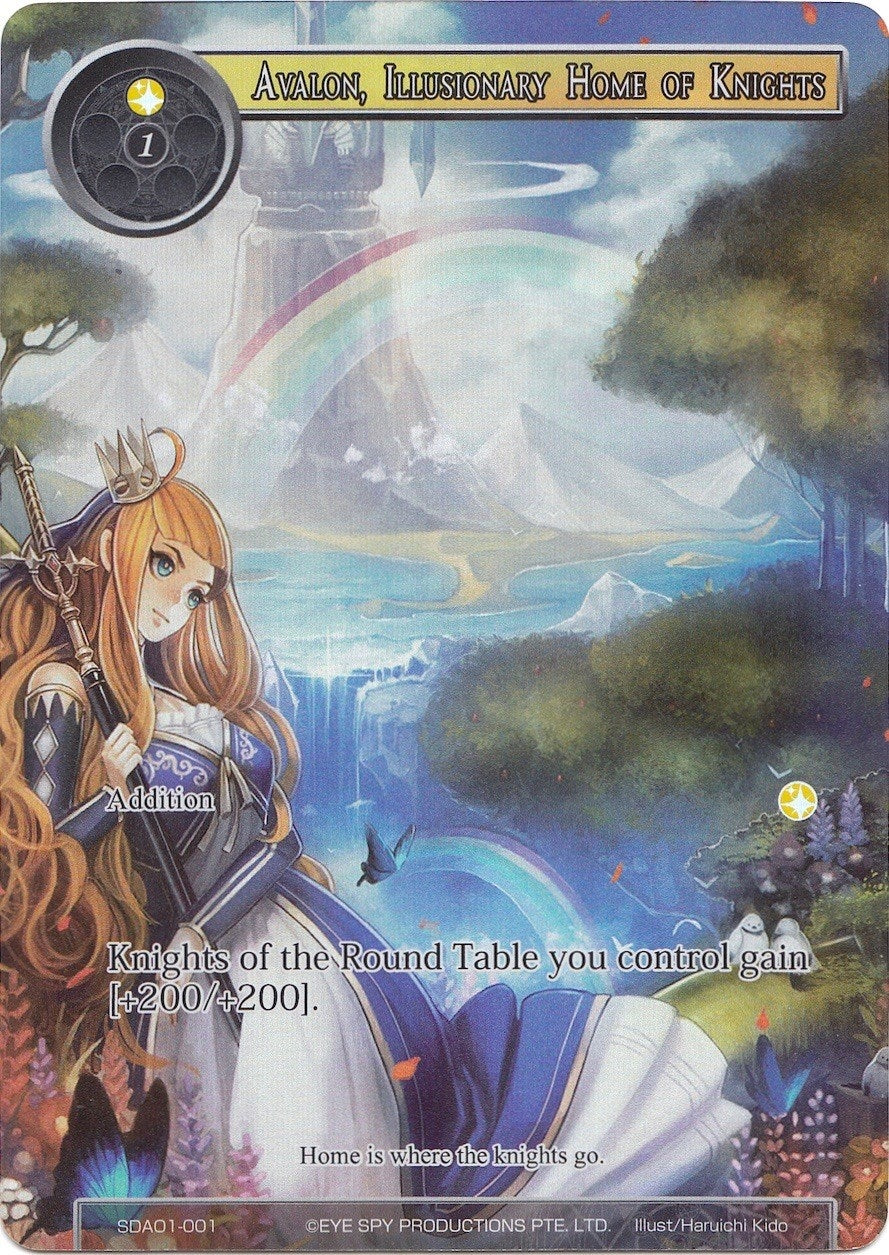 Avalon Illusionary Home of Knights (Full Art) (1001) [AOSD1] - Force of Will Single