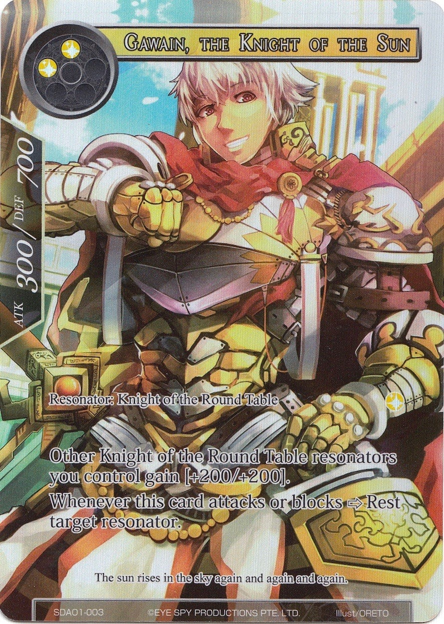 Gawain the Knight of the Sun (Full Art) (1003) [AOSD1] - Force of Will Single