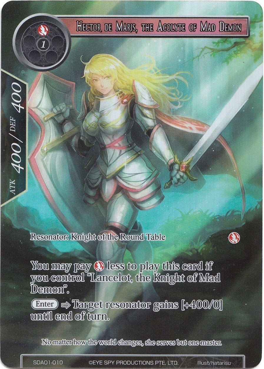 Hector de Maris the Acolyte of Mad Demon (Full Art) (1010) [AOSD1] - Force of Will Single