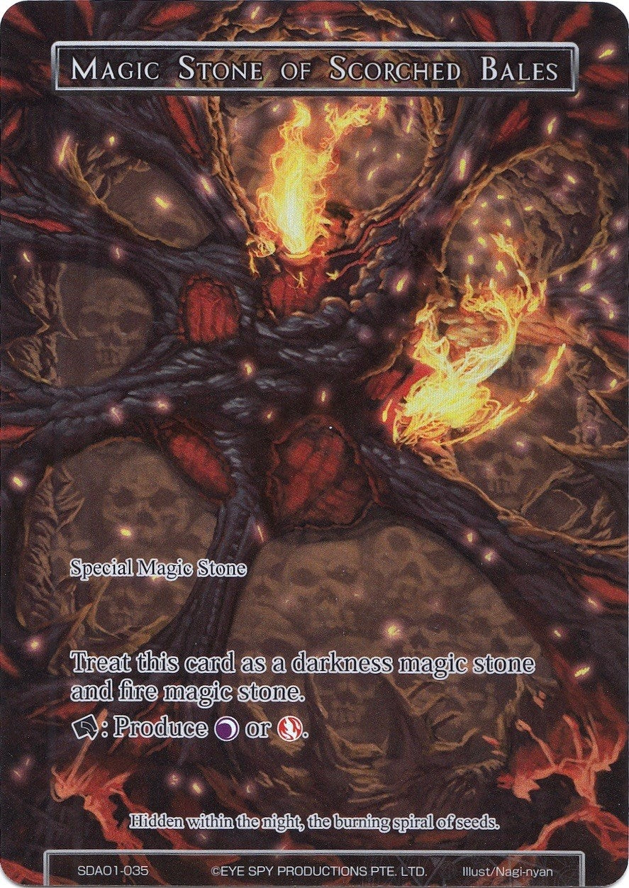 Magic Stone of Scorched Bales (Full Art) (1035) [AOSD1] - Force of Will Single