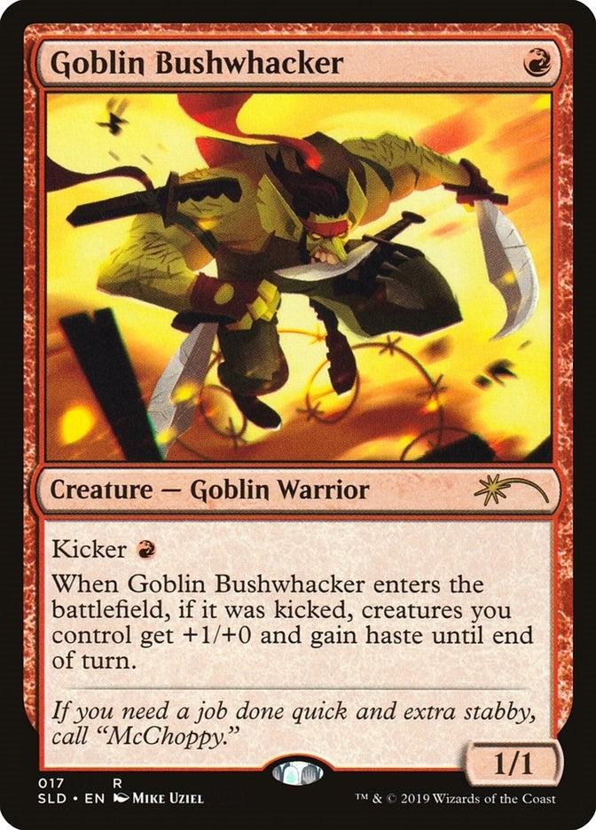 Goblin Bushwhacker (17) [SLD] - MTG Single
