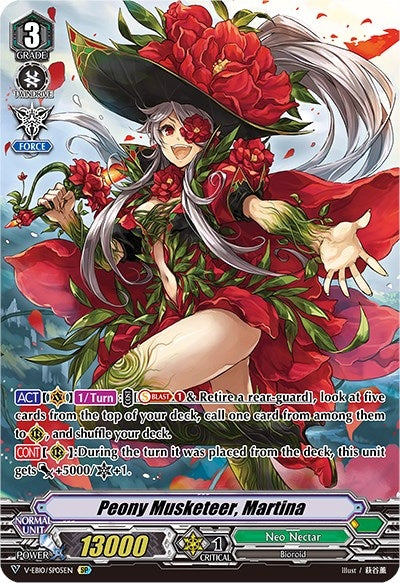 Peony Musketeer Martina (SP) (1005) [V-EB10] - Cardfight Vanguard Single