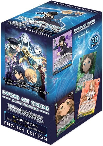 Sword Art Online -Alicization- Booster Box [SAO/S65] - Weiss Schwarz Sealed