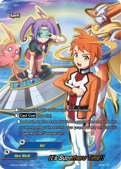 It’s Superhero Time!! (1003) [S-RC01] - Future Card BuddyFight Single