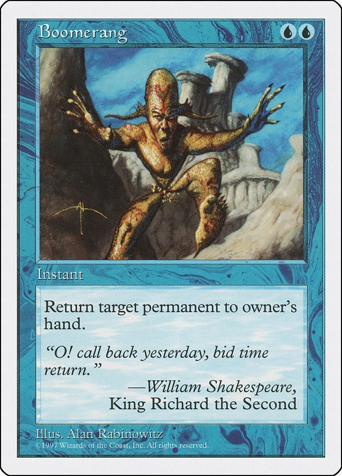 Boomerang [5ED] - MTG Single