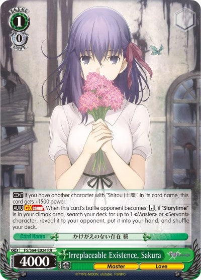 Irreplaceable Existence Sakura (64024) [FS/S64] - Weiss Schwarz Single