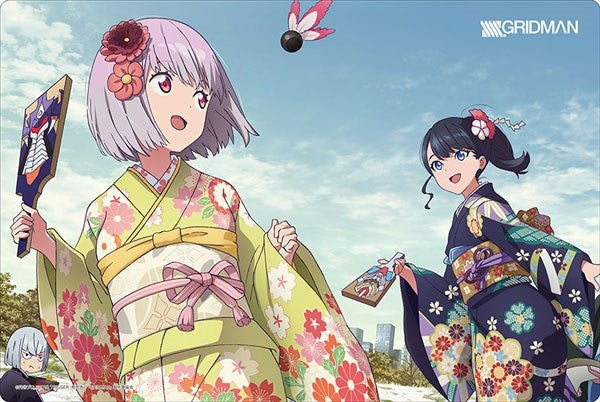 Bushiroad Rubber Mat Collection Vol.436: SSSS.GRIDMAN - Rikka & Akane (436) - Playmats Sealed