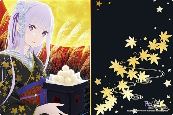 Bushiroad Rubber Mat Collection Vol.443: Re:ZERO -Starting Life in Another World- - Emilia (443) - Playmats Sealed