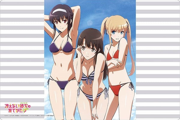 Bushiroad Rubber Mat Collection Vol.446: Saekano: How to Raise a Boring Girlfriend Flat - Megumi Eriri & Utaha (446)