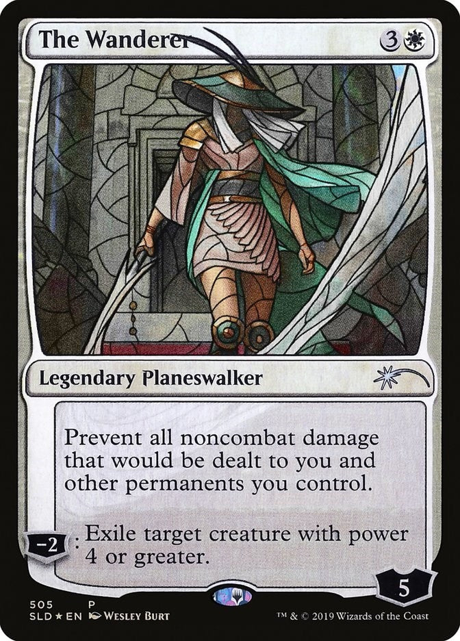 The Wanderer (Stained Glass) (505) [SLD] - MTG Single