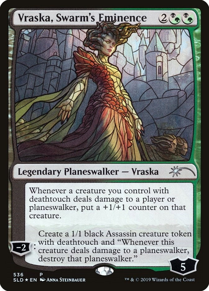 Vraska Swarm’s Eminence (Stained Glass) (536) [SLD] - MTG Single