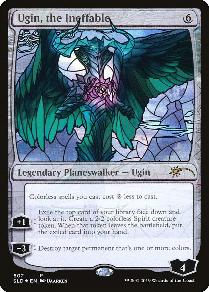 Ugin the Ineffable (Stained Glass) (502) [SLD] - MTG Single