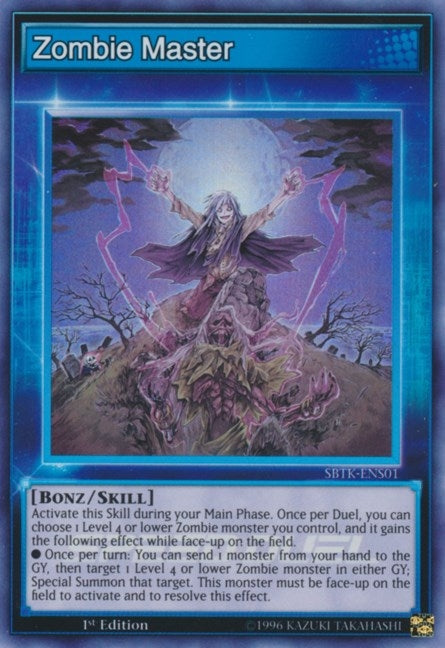 Zombie Master (Skill Card) (1) (SBTK) - YuGiOh Single