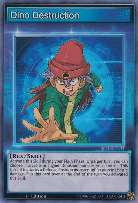 Dino Destruction (3) (SBTK) - YuGiOh Single
