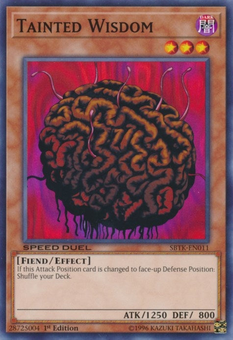 Tainted Wisdom (11) (SBTK) - YuGiOh Single