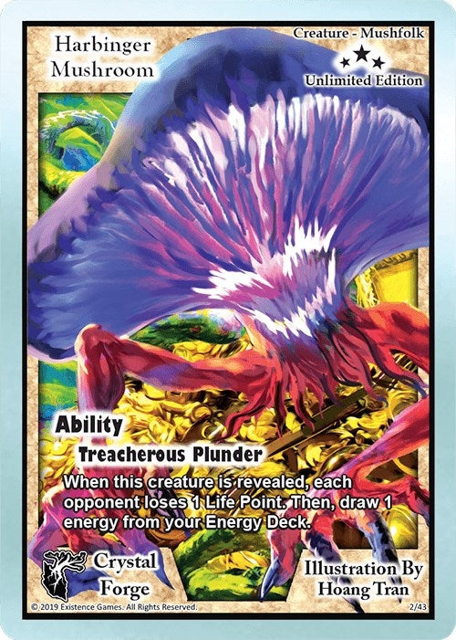 Harbinger Mushroom (Unlimited Edition) (2) [CRF] - Exodus TCG Single