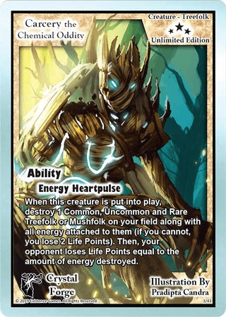 Carcery the Chemical Oddity (Unlimited Edition) (3) [CRF] - Exodus TCG Single