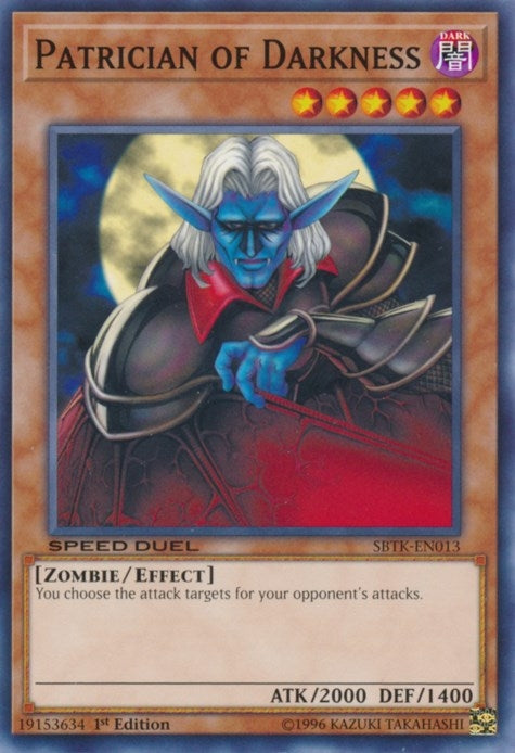 Patrician of Darkness (13) (SBTK) - YuGiOh Single