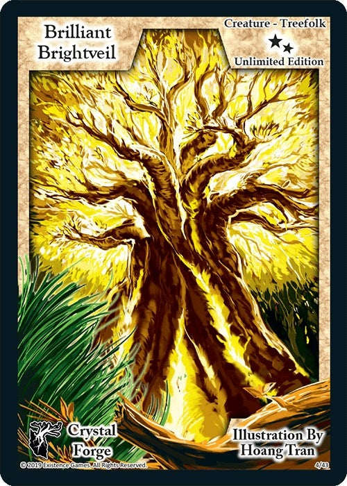 Brilliant Brightveil (Unlimited Edition) (4) [CRF] - Exodus TCG Single