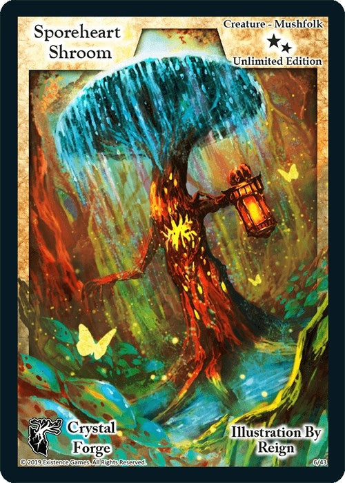 Sporeheart Shroom (Unlimited Edition) (6) [CRF] - Exodus TCG Single