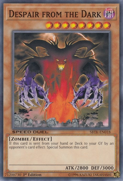 Despair from the Dark (18) (SBTK) - YuGiOh Single