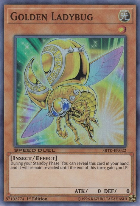 Golden Ladybug (22) (SBTK) - YuGiOh Single