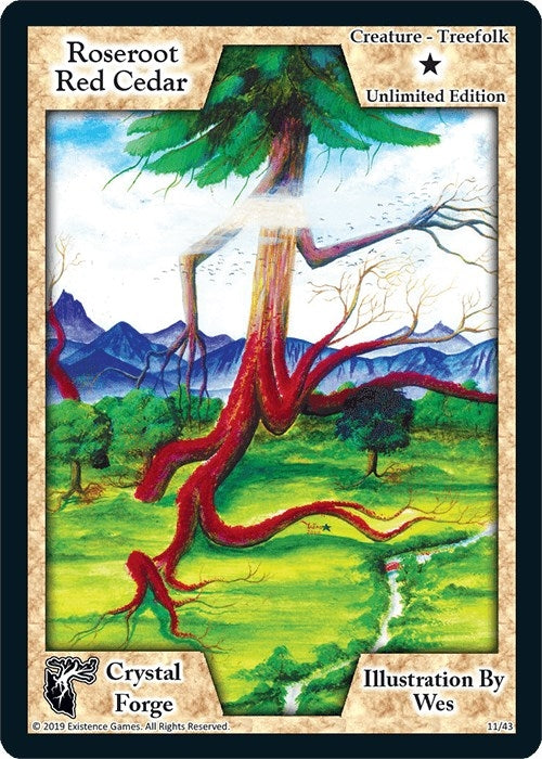 Roseroot Red Cedar (Unlimited Edition) (11) [CRF] - Exodus TCG Single