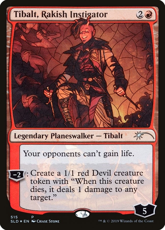 Tibalt Rakish Instigator (Stained Glass) (515) [SLD] - MTG Single
