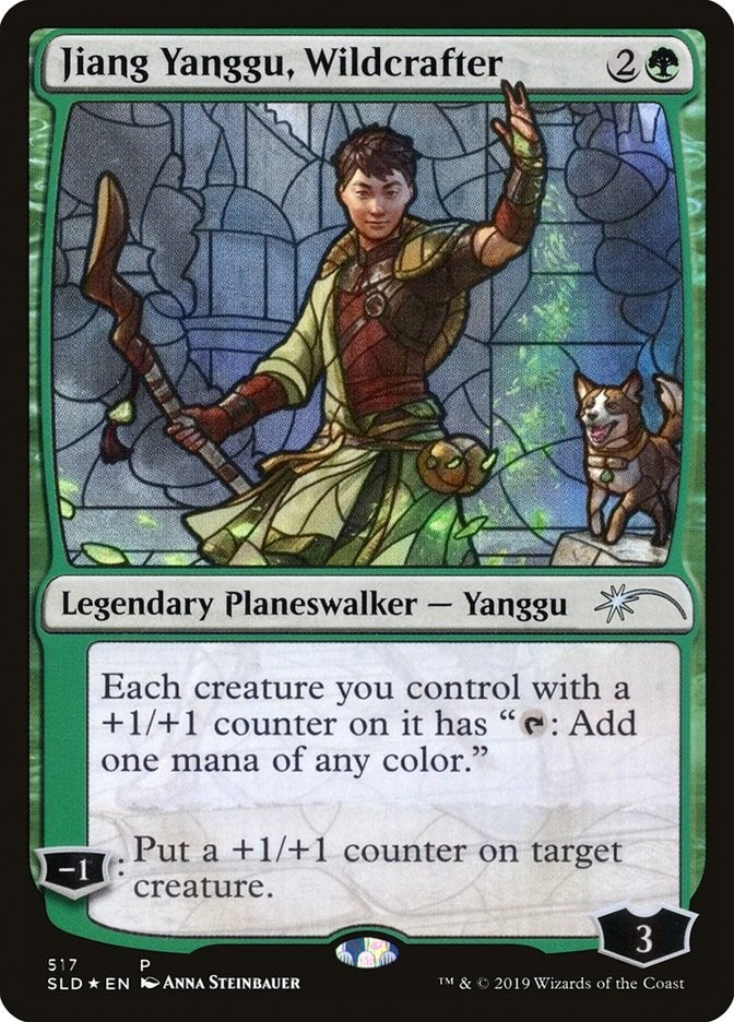 Jiang Yanggu Wildcrafter (Stained Glass) (517) [SLD] - MTG Single