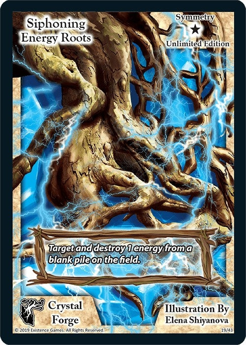 Siphoning Energy Roots (Unlimited Edition) (19) [CRF] - Exodus TCG Single