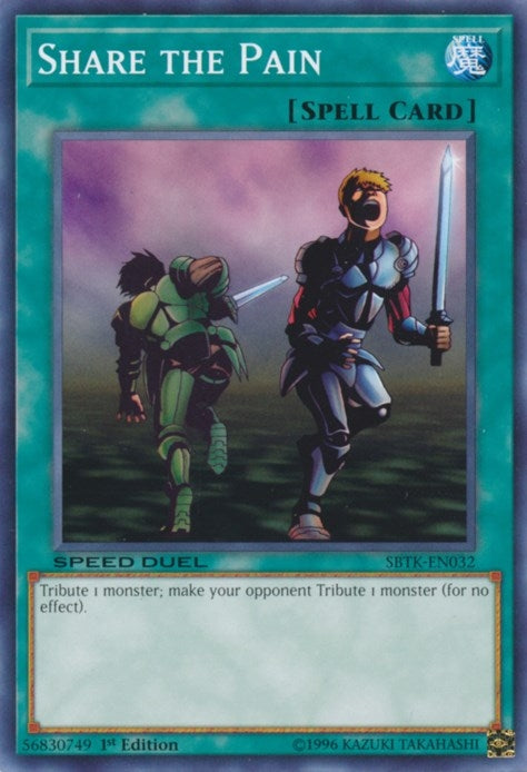 Share the Pain (32) (SBTK) - YuGiOh Single